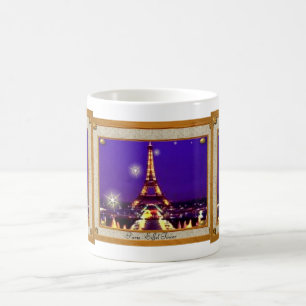 Gerahmte Eiffel-Turm-Tasse Tasse