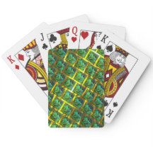 "gerahmte gröne Augen", Kratzer und goldenes Gitte