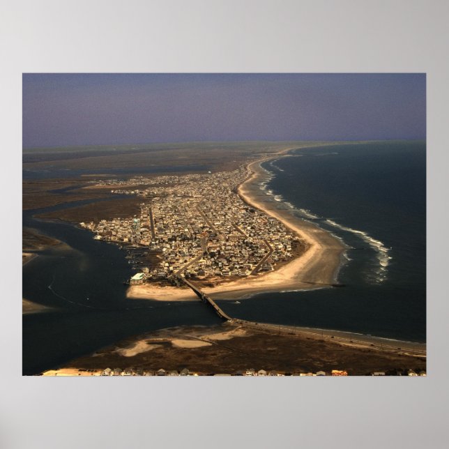 Gerahmte Print Sea Isle City Poster (Vorne)