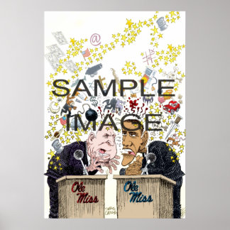 Gerahmte Printwerbung Poster