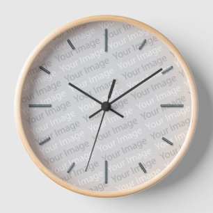Gerahmte Uhr für Ihr Bild rund um das Holz