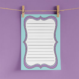 Gerahmte Zeilen Post-it®-Hinweise Post-it Klebezettel