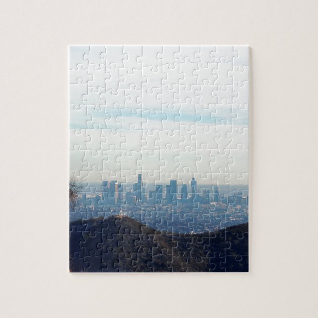 Gerahmter Berg des LA Puzzle (Vertikal)