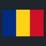 Gerahmter Druck mit der Flagge Rumäniens Poster<br><div class="desc">Eleganter gerahmter Druck mit der Flagge Rumäniens.</div>