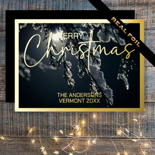 Gerahmtes Foto Folien Feiertagskarte