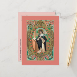 Gerahmtes Portrait der Rose Lima (K 48) Postkarte