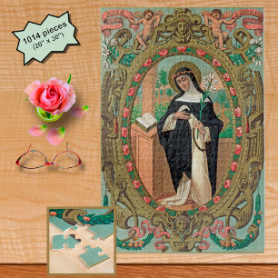 Gerahmtes Portrait der Rose Lima (K 48) Puzzle
