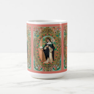 Gerahmtes Porträt der hl. Rosa von Lima (K 48) Kaffeetasse