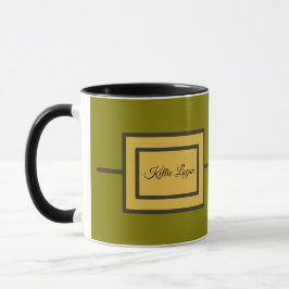 Gerahmtes Rechteck Tasse