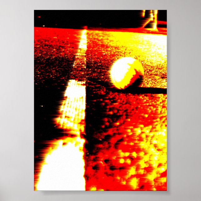 Gerahmtes Tennisplakat Poster (Vorne)