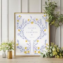 Gerahmtes Violet Fingerprint Tree Wedding Gästebuc