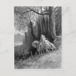 Geraint and Enid Riway Postkarte