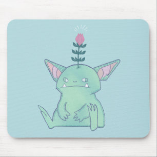 Gerald der Kobold Süßes mürrisches Fantasie-Wese Mousepad