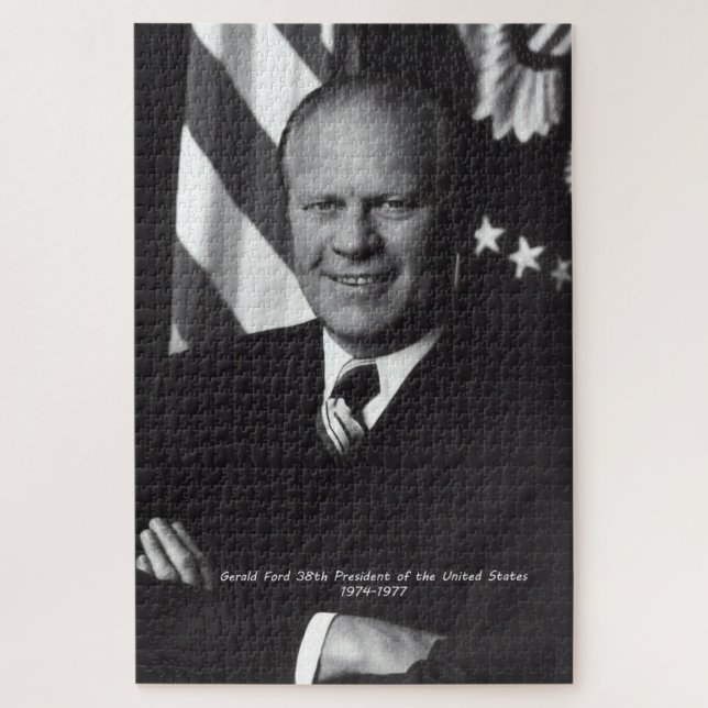Gerald Ford 38. Präsident der Vereinigten Staaten Puzzle (Vertikal)