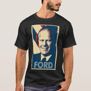 Gerald Ford-Plakat-politische Parodie T-Shirt