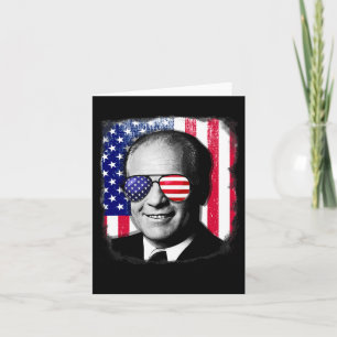 Gerald Ford US Flag 4. Juli Karte
