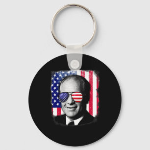 Gerald Ford US Flag 4. Juli Schlüsselanhänger