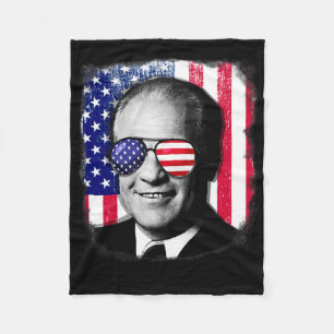 Gerald Ford US-Flagge 4. Juli  Fleecedecke