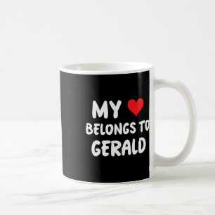 Gerald - Mein Herz gehört Gerald - Liebe Kaffeetasse