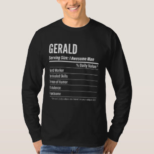 Gerald Nährwertangaben Portionsgröße Kalorien T-Shirt