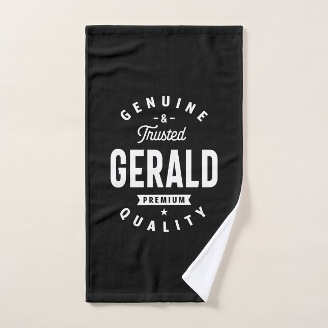 Gerald Personalisiert Name Birthday Handtuch (Handtuch)