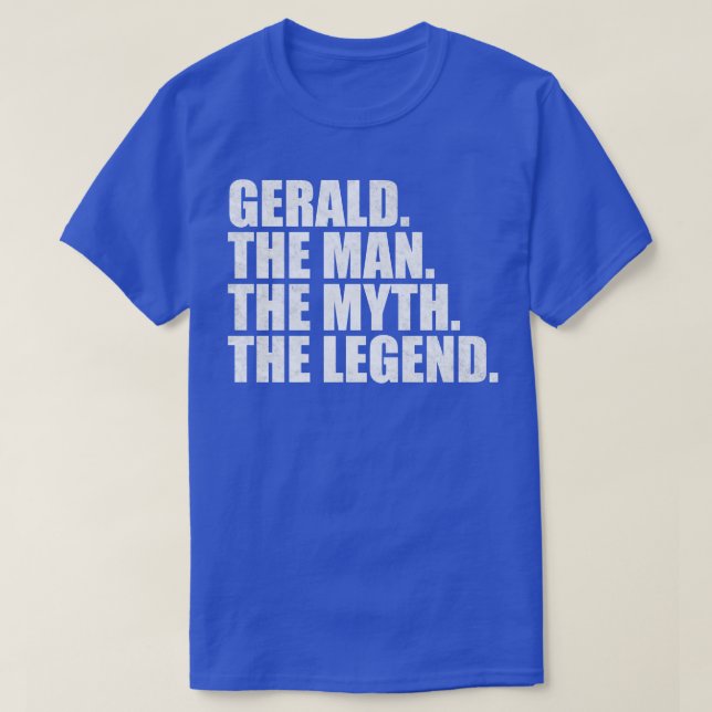 GeraldGeraldName GeraldVorname T-Shirt (Design vorne)
