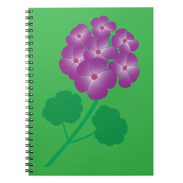 Geranienblüten Notizblock (Vorderseite)