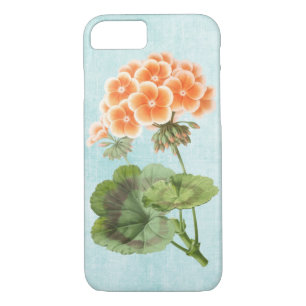 Geranium auf altem Denim Case-Mate iPhone Hülle