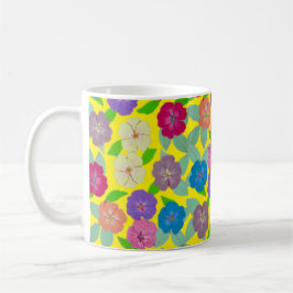 Geranium Blume Kaffee Tasse