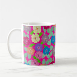 Geranium Blume Kaffee Tasse