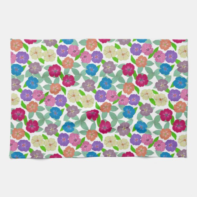 Geranium Blume Küchentücher (Horizontal)