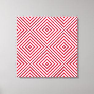 Geranium Diamant Chevron @ Emporiomoffa Leinwanddruck