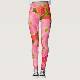 Geranium - die Blume heilt das aurische Feld Leggings