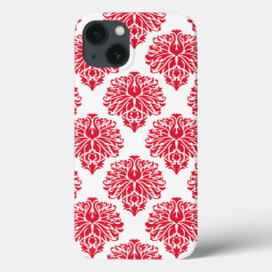 Geranium Elegant Damask iPhone 13 Hülle