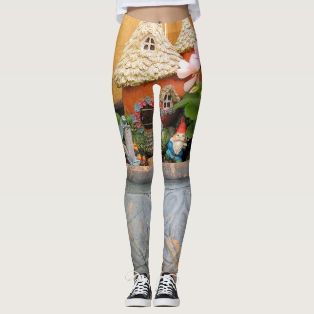 Geranium Gnome 03 Leggings (Vorderseite)