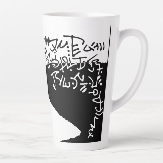 Geranium Lake Properties Asemic Milchtasse (Rechts)