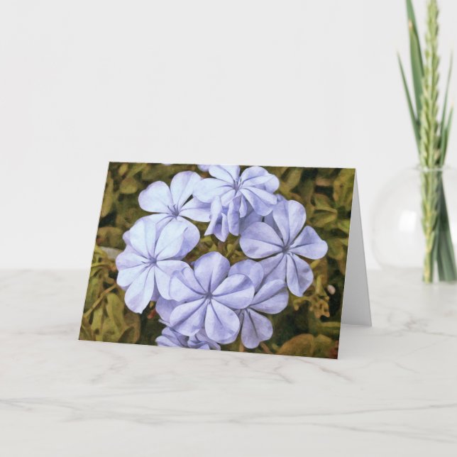 Geranium Wreath Scripture Card Psalm 36:10 Karte (Vorderseite)