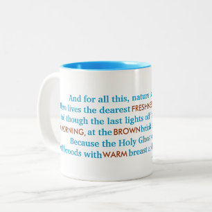 Gerard Manley Hopkins public domain die Zweifarbige Tasse