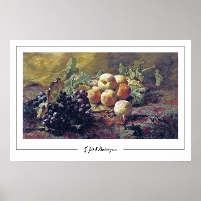 Gerardina van de Sande Bakhuyzen Zedign Art Poster (Vorne)