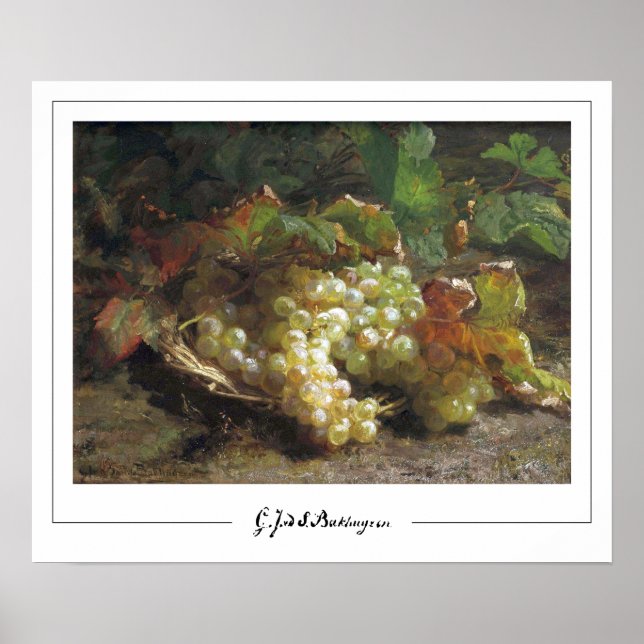 Gerardina van de Sande Bakhuyzen Zedign Art Poster (Vorne)