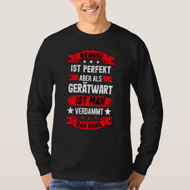 Gerät Wart Work Fire Brigade T-Shirt (Vorderseite)