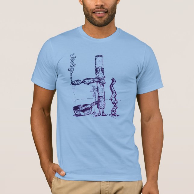 geräucherter T - Shirt (Vorderseite)