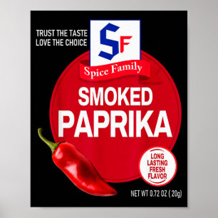 Geräuchertes Paprika Halloween Sce Kostüm Gruppenp Poster