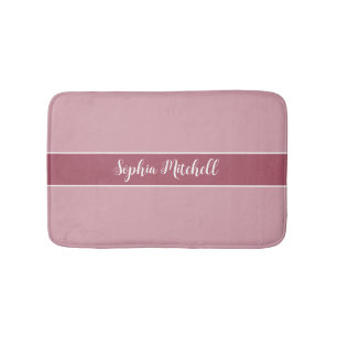 Geräumige Eleganz - Falsche Rose Name Bath Mat Badematte