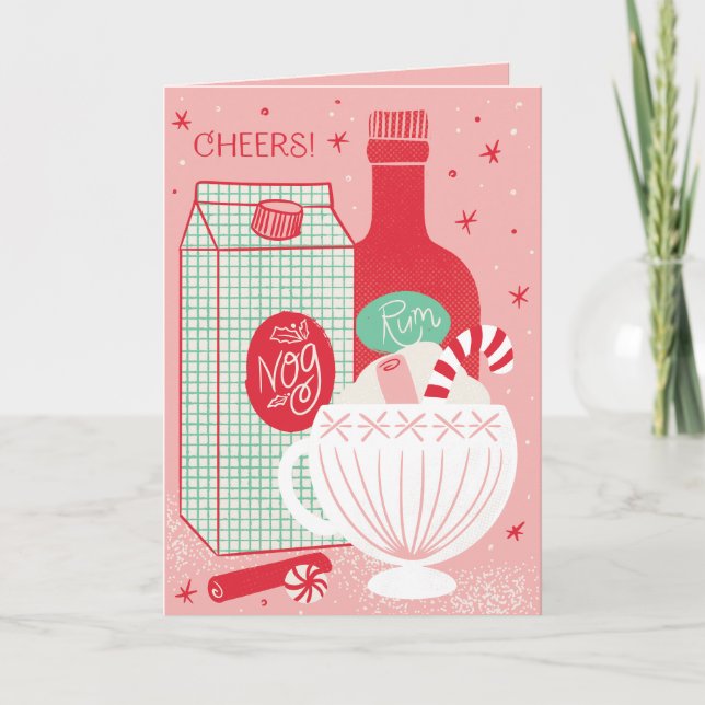 Geräumige Feiertagsjubeln Falten Grußkarte Karte (Vorderseite)