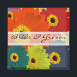 Gerber Daisy Wedding Stickers oder Anpassen Magnet<br><div class="desc">Gerber Daisy Wedding Einladungen und Response Cards - Gerber Daisy Wedding Einladungen und Response Cards -</div>