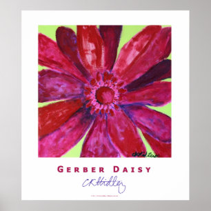 Gerber Gänseblümchen-Plakat Poster