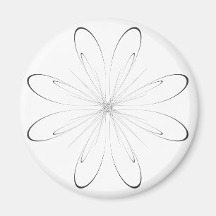 Gerbera arabesque magnet