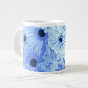 Gerbera-Blume, Blüten, Muster von Blume Jumbo-Tasse