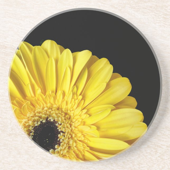 Gerbera Blume Getränkeuntersetzer (Vorne)